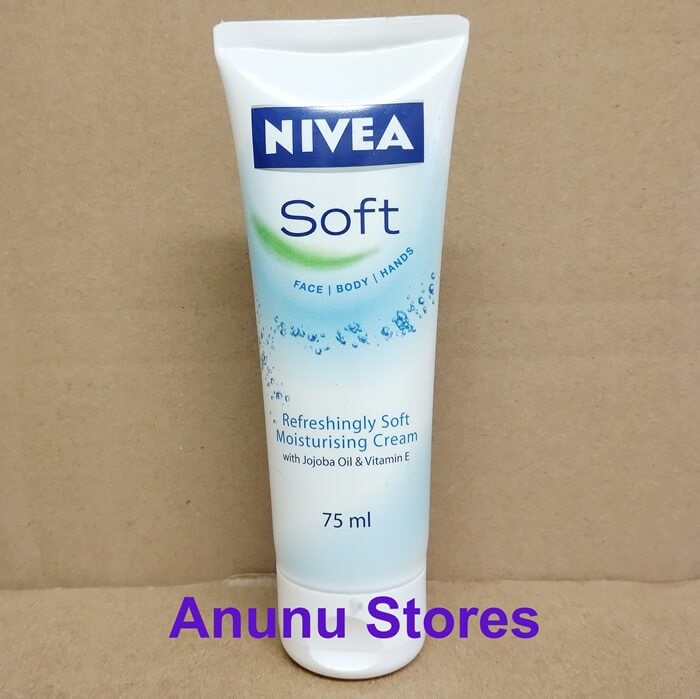 NIVEA Refreshingly Soft Moisturising Cream for face, hands and body 75ml
